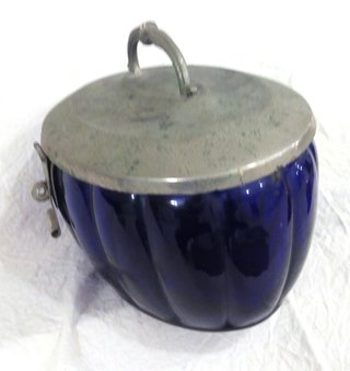 Joyería Antigua Vidrio y Plata 1950