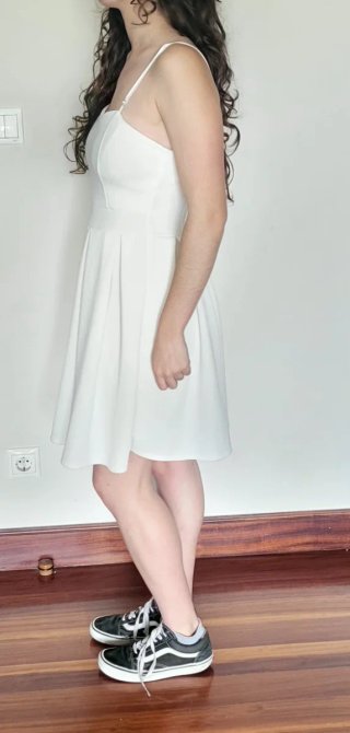 Vestido blanco de tirantes