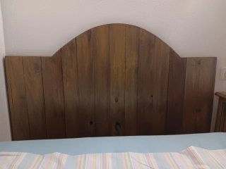 Cabecero rústico madera 105cm