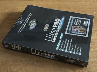 Ultra Pro Caja 100 Hojas 4 Bolsillos Platinum