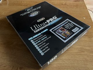 Ultra Pro Caja 100 Hojas 4 Bolsillos Platinum