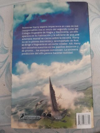 Libro Harry Potter y la piedra filosofal Parte 1y2