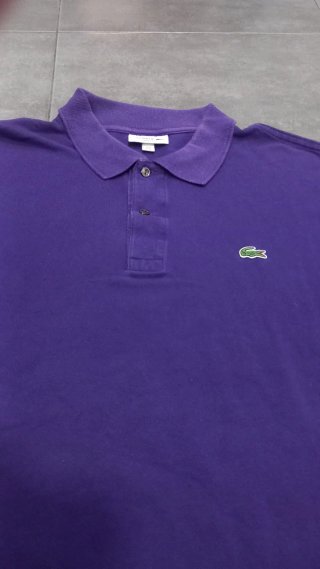 Polo Lacoste Clásico Morado Talla 3XL