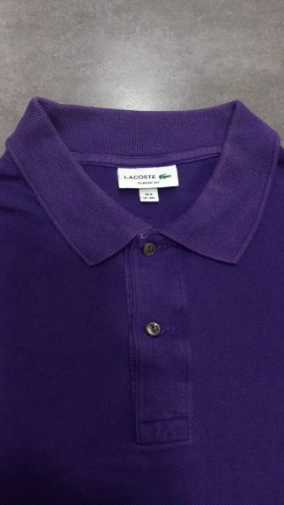 Polo Lacoste Clásico Morado Talla 3XL