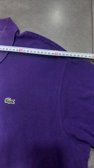 Polo Lacoste Clásico Morado Talla 3XL