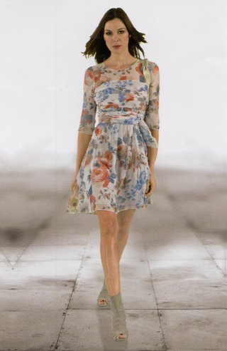 Abito Paola Prata Fiori Tg 46