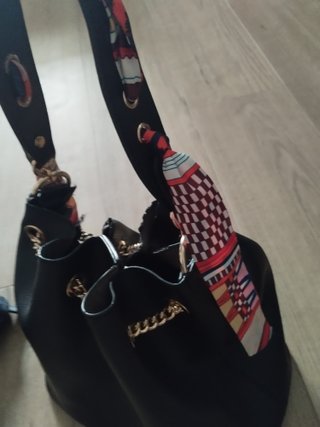 Bolso  + neceser negro
