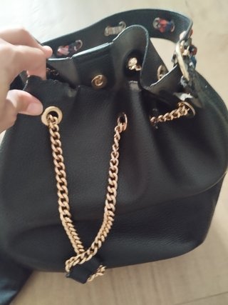 Bolso  + neceser negro
