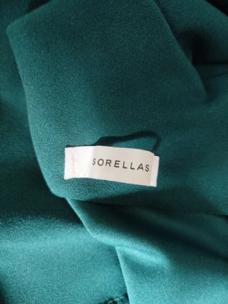 Vestido de fiesta verde Sorella