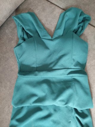 Vestido de fiesta verde Sorella