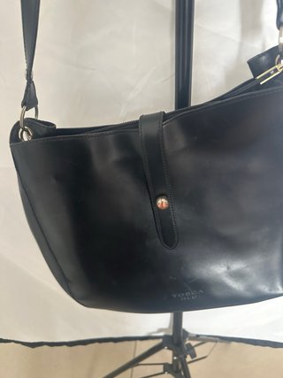 Borsa vera pelle Tosca Blu nera