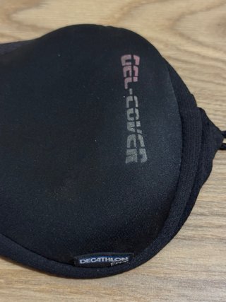 Funda Gel Sillín Bicicleta Negra