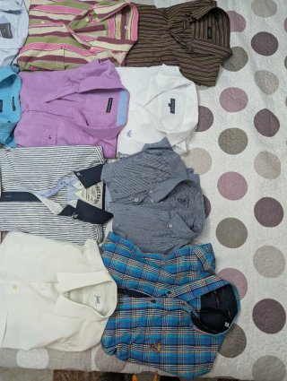Lote 11 Camisas Manga Larga Hombre