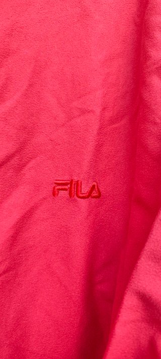 Accappatoio microfibra rosso unisex 8/10 anni Fila