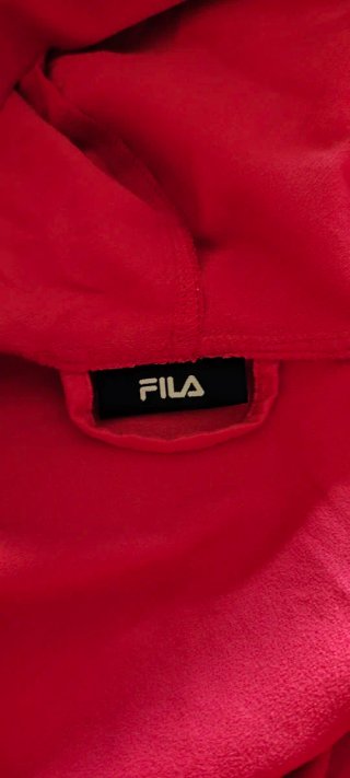 Accappatoio microfibra rosso unisex 8/10 anni Fila