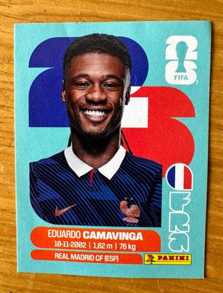 Se vende Cromo Camavinga (FRANCIA)