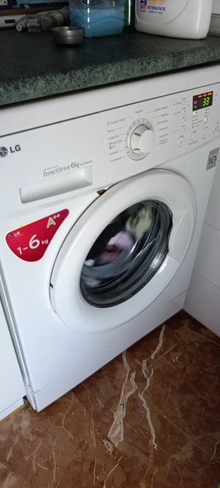 Lavadora LG Direct Drive 6kg A++