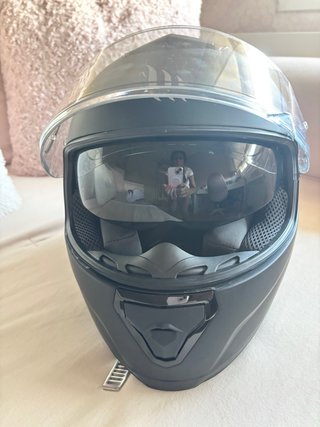 Casco Integral MT Negro Mate Talla S