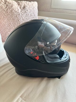 Casco Integral MT Negro Mate Talla S