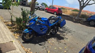 Triumph sprint st 1050 Azul Manual