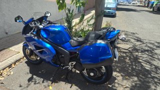 Triumph sprint st 1050 Azul Manual