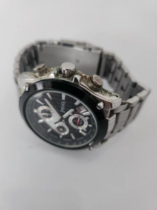 Orologio Prema Uomo Nero e Argento