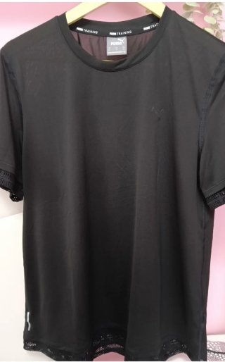 Camiseta Puma Training Mujer Negra