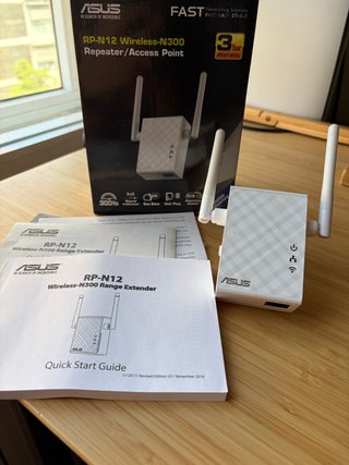 Repetidor Wi-Fi ASUS RP-N12 N300