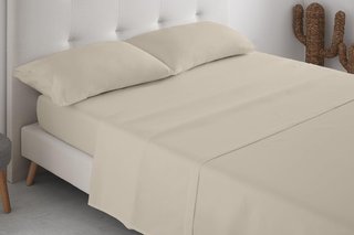 Degrees home juego sábanas cama 140 blanco