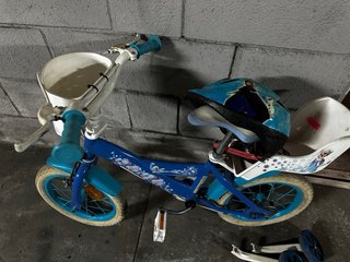 Bicicleta Frozen niña, se regala casco a juego