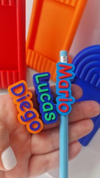 Lápices personalizados con nombres para peques