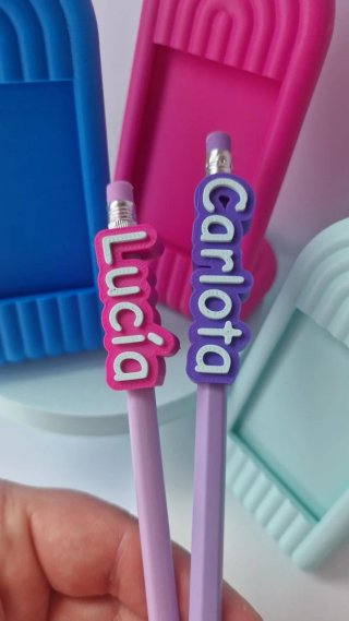 Lápices personalizados con nombres para peques