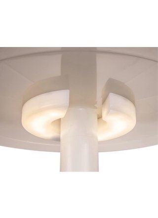 Mesa Nevera Keter Iluminada Jardín Blanco