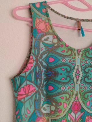 Vestido estampado floral