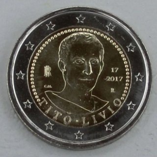 Moneda 2 Euros Italia 2017 Tito Livio