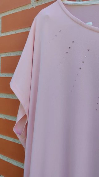 Blusa Pilar Prieto rosa talla XL