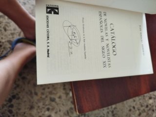 Catálogo de novelas y novelistas españoles de...