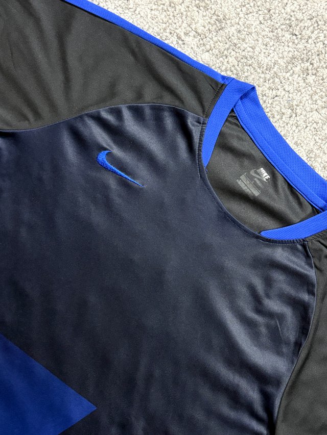 Nike Dri-Fit camiseta entreno negro azul L