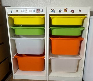 Mueble organizador juguetes IKEA