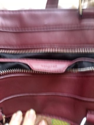 Bolso de mujer tejido tela y cuero