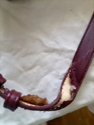 Bolso de mujer tejido tela y cuero