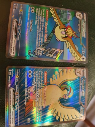 2 Cartas Pokémon Pidgeot EX Holo