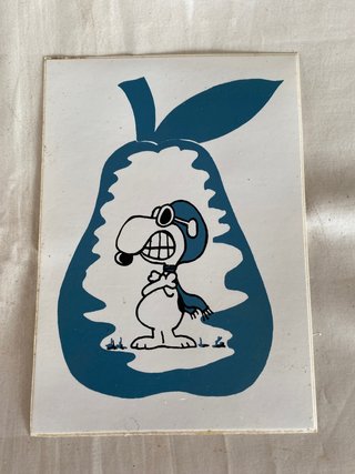 Lotto 8 adesivi vintage Snoopy anni 80