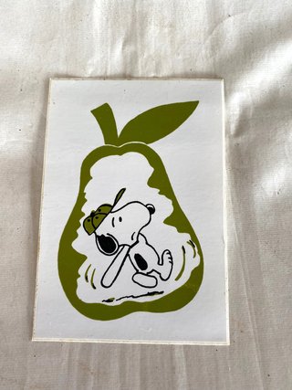 Lotto 8 adesivi vintage Snoopy anni 80