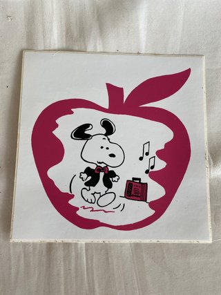 Lotto 8 adesivi vintage Snoopy anni 80