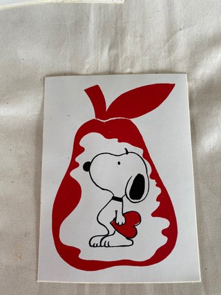 Lotto 8 adesivi vintage Snoopy anni 80