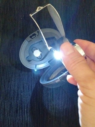 Lupa con luz