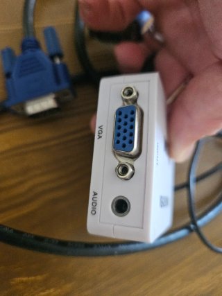Adaptador VGA a HDMI Mini