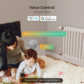 SONOFF termostato inteligente para radiador Zigbee
