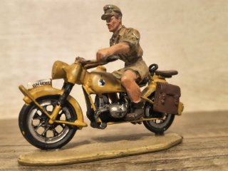 Miniatura Soldado Afrikakorps Moto